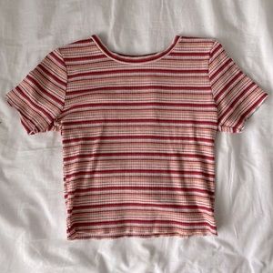Cute stripey crop top from wild fable